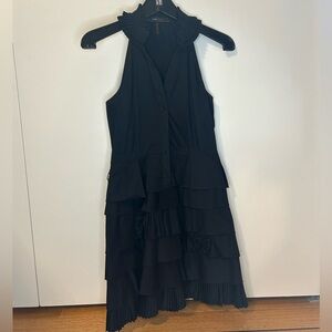 BCBG MAXAZRIA Black dress with buttons Size 2
